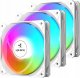 Wentylator upHere NT12CF4 RGB Białe 3-pack 1