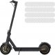 Hulajnoga elektryczna INOPARTS Naklejki odblaskowe do Ninebot Max G30 / Motus Scooty 10 - SREBRNY 1