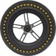 INOPARTS Koło tylne z oponą półpełną 8,5x2" Yellow Dot do Xiaomi M365 / 1S / Essential / Mi3 2