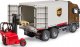 Bruder Pojazdy Scania Super 560R Kontener UPS z wózkiem widłowym 3