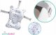 Primabobo PRIMABOBO WANIENKA SKŁADANA MyToy Z PODUSZKĄ 5904067518735 SZARA 13