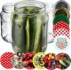Kadax 48x Słoik Szklany 720ml Dżem Ogórki Zakrętka 82mm 14