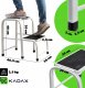 Kadax KADAX Drabina Drabinka 2 Stopniowa Domowa 150kg 3