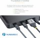 Kieszeń StarTech StarTech.com 4 Bay Thunderbolt 3 NVMe Enclosure, For M.2 NVMe SSD Drives, 1x DisplayPort Video/ 2x TB3 Downstream Ports, 40Gbps, 72W Power Supply, External Hard Drive Enclosure, SSD enclosure, M.2, M.2, 40 Gbit/s, USB connectivity, Black 11