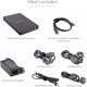 Kieszeń StarTech StarTech.com 4 Bay Thunderbolt 3 NVMe Enclosure, For M.2 NVMe SSD Drives, 1x DisplayPort Video/ 2x TB3 Downstream Ports, 40Gbps, 72W Power Supply, External Hard Drive Enclosure, SSD enclosure, M.2, M.2, 40 Gbit/s, USB connectivity, Black 12