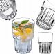 Kadax 4x KADAX Szklanki Do Napojów Zimnych 320ml Drinków Wody Zestaw Szklanek 3