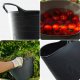 Kosz na pranie Kadax KADAX Kosz Plastkowy Na Pranie Uniwersalny 26L Kwadratowy Uchwyty Popiel 3