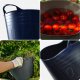 Kosz na pranie Kadax KADAX Kosz Plastkowy Na Pranie Uniwersalny 26L Kwadratowy Uchwyty Granat 4