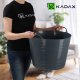 Kosz na pranie Kadax KADAX Kosz wielofunkc 42L 1211 ciemny popiel (6) 3
