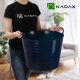 Kosz na pranie Kadax KADAX Kosz Plastikowy Na Pranie Uniwersalny 42L Kwadratowy Uchwyty Granat 5