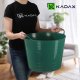 Kosz na pranie Kadax KADAX Kosz Plastikowy Elastyczny Na Pranie Uniwersalny 42L Uchwyty Zielony 4