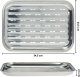 BBQ BLASZKA TACKA DO GRILLOWANIA 34,5x24CM STAL NIERDZEWNA 2