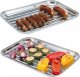BBQ BLASZKA TACKA DO GRILLOWANIA 34,5x24CM STAL NIERDZEWNA 3