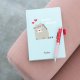 Pusheen Pusheen - Notanik + długopis latarka z kolekcji Purrfect Love 4