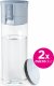 Brita Butelka filtrująca Vital Pastelowy błękit + 2 filtry MicroDisc 600ml 3