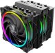 Chłodzenie CPU Akasa AKASA chladič CPU SOHO H7 Dual Tower RGB, 2x 120mm, LGA1700, AM5 1