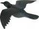 NO PEST Odstraszacz Ptaków Gołębi Szpaków Makieta Ptaka Kruk w Locie Odstraszający Ptaki 1