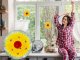 NO PEST Lep na Okno (4 szt) Sunflower Lep Pułapka Lepowa na Muchy Muszki Owocówki Mole Komary 4