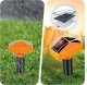 NO PEST Solarny Ultradźwiękowy Odstraszacz Kretów (2 szt) Thor Hammer Odstraszacz na Krety Nornice Węże do 1800 m 4