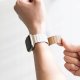 Araree Araree strap Silicone Link Apple Watch 42/44/45/49mm white-green/warm white-khaki AR70-01907C 1