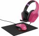 Słuchawki Trust GXT 790 + mysz + podkładka Różowe (25179) 1