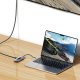 HUB USB Usams USAMS Adapter HUB 6in1 2xUSB 3.0/TF/SD/USB-C/HDMI PD100W gray/tarnish SJ642HUB01 (US-SJ642) 4