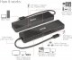 HUB USB Club 3D Club 3D dokovací stanice USB-C 3.2 Gen1 6in1 Hub 1x USB-C Video 4K60Hz, 1x HDMI 4K60Hz, 2x USB-A, USB-C PD 100W, RJ45 11