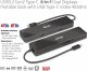 HUB USB Club 3D Club 3D dokovací stanice USB-C 3.2 Gen1 6in1 Hub 1x USB-C Video 4K60Hz, 1x HDMI 4K60Hz, 2x USB-A, USB-C PD 100W, RJ45 9