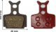 RAMBOMIL Klocki hamulcowe do zacisku SRAM Rival 22, Rival 1, Force 22, Force 1, Red 22, S-700, S900HRD, APEX 1, CX1 3