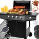Lehmann Ohio Grill ogrodowy gazowy 9.3 kW 32.5 cm x 61 cm 3