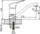 Sotbe SOTBE GAULA bateria wannowa ścienna + bateria umywalkowa obrotowa 6