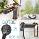 Sotbe SOTBE LOFT SVART GOLD bateria wannowa ścienna + bateria umywalkowa stojąca ROSE GOLD 1