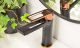 Sotbe SOTBE LOFT SVART GOLD bateria wannowa ścienna + bateria umywalkowa stojąca ROSE GOLD 2
