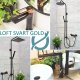 Sotbe SOTBE LOFT SVART GOLD bateria wannowa ścienna + bateria umywalkowa stojąca ROSE GOLD 8