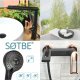 Sotbe SOTBE LOFT SVART GOLD bateria wannowa ścienna + wysoka bateria umywalkowa czarno złota ROSE GOLD 1