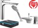 Sotbe SOTBE MALSELVA bateria wannowa 3-otworowa + bateria umywalkowa wysoka obrotowa 1