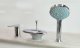 Sotbe SOTBE MALSELVA bateria wannowa 3-otworowa + bateria umywalkowa wysoka obrotowa 13