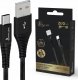 Kabel USB ExtraLink USB-A - USB-C 2 m Czarny (CABESL01) 1