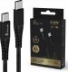 Kabel USB ExtraLink USB-C - USB-C 2 m Czarny (CABESL02) 2