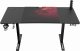 Biurko Ultradesk Level V2 RED Czarne 140 cm x 68 cm Czerwona podkładka 7