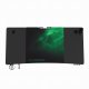 Biurko Ultradesk Level V2 Green Czarne 140 cm x 68 cm Zielona podkładka 8