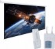 Ekran do projektora Art ART ELECTRIC SCREEN 96inch 146x195cm with remote control EA-96 4:3 2