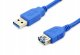 Kabel USB Accura USB-A - USB-A 1.8m M/F blue 1