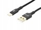 Kabel USB Accura Accura USB 2.0 - USB-C 1.0m czarny 1
