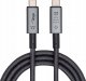 BBC AKYGA Kabel USB AK-USB-45 USB type C m / USB type C m ver. 4.0 240W 40Gb/s 1m 3