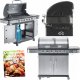 Yato YG-20004 Grill ogrodowy gazowy 20.2 kW 78 cm x 42 cm 13