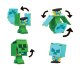 Figurka Mattel Minecraft Flippin' Figs Creeper z transformacją 2w1 (HTL46) 5