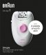 Depilator Braun Braun Silk-épil 1 1-000 biało-różowy 1