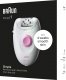 Depilator Braun Braun Silk-épil 1 1-000 biało-różowy 3