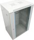 Szafa XtendLan 19" szafa rackowa 22U 600x600, nosność 60 kg, szklane drzwi dymne, spawany, szary 2